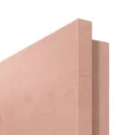 Detailansicht der Kante von Doppelflügeltür TG-1 quer Buche Massivholz mit Zarge