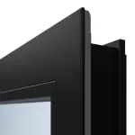 Detailansicht der Kante von der Doppelflügel-Stahl-Lofttür 0-3 - Hörmann