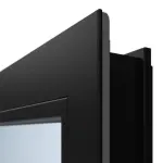 Detailansicht der Kante von der Doppelflügel-Stahl-Lofttür 1-1 - Hörmann