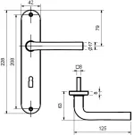 Technische Zeichnung Patrik-LS Aluminium - Südmetall