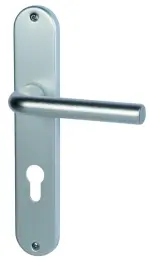 Patrik-LS Alu F1 Perl-sat. Wohnungseingangsgarnitur Vario Star - Südmetall