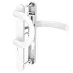 PROGRIFF Türgriff Schmalrahmen oval Saturn Weiß RAL 9016 Bügelgriff/Drücker