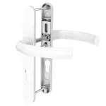 PROGRIFF Türgriff Schmalrahmen oval Saturn Weiß RAL 9016 Drücker/Drücker