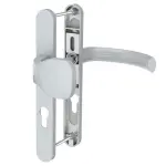 PROGRIFF Türgriff Schmalrahmen oval Saturn Silber Griffplatte/Drücker