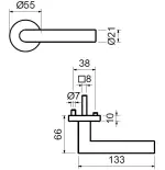 Technische Zeichnung Ronny-R Aluminium