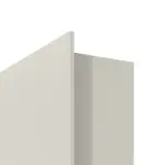 Detailansicht der eckigen Kante von Innentür-Set 2-flg. Stahl mit Feuerschutzfunktion H16-2 OD mit Rechteckverglasung Ausschnitt 1 im Gehflügel inkl. Eck- und Ergänzungszarge Vario B53 - Hörmann