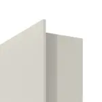 Detailansicht der eckigen Kante von Innentür-Set Stahl mit Feuerschutzfunktion H16-1 OD mit Rundverglasung inkl. Eck- und Ergänzungszarge Vario B53 - Hörmann