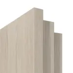 Detailansicht der eckigen Kante von Brandschutztür T90 PortaLit Trend Platineiche Ei 424 CPL - Westag