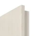 Detailansicht der runden Kante von GARANT Wohnungseingangstür Authentic Perl CePaL mit Lichtausschnitt LA-13