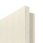 Detailansicht der runden Kante von Lärche lasiert LA 24 bandseitig Basic Durat Doppelflügeltür inkl. Zarge - Huga