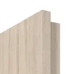 Detailansicht der eckigen Kanten von Doppelflügeltür Basic 4.16 Dekor Sonoma Eiche inkl. Zarge - Interio