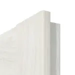 Detailansicht der eckigen Kante von Clif 5.4 Norwegische Esche Doppelflügeltür inkl. Zarge - Classen