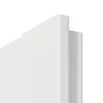 Detailansicht der eckigen Kante von Clif 5.4 Weiß matt Doppelflügeltür inkl. Zarge - Classen