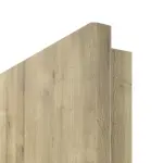 Detailansicht der Postforming-Kante von Doppelflügeltür 4.7 Hamilton Eiche CPL inkl. Zarge - Classen