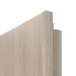 Detailansicht der runden Kante von Sueno 2 Concept Durat Eiche grau Doppelflügeltür inkl. Zarge - Huga