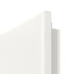 Detailansicht der runden Kante von Rail 2 ProLine Duradecor Verkehrsweiß RAL 9016 Doppelflügeltür inkl. Zarge - Hörmann