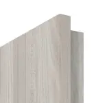 Detailansicht der runden Kante von Typ 43-LA Eiche Sepia Lamikor Doppelflügeltür inkl. Zarge - Kilsgaard