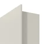 Detailansicht der eckigen Kante von Komplettset Stahl Mehrzweckaußentür D65-1 OD mit LA-B1 inkl. Eckzarge - Hörmann