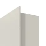 Detailansicht der eckigen Kante von Innentür-Set Stahl mit Feuerschutzfunktion H3-1 OD mit rundem LA inkl. Eck- und Ergänzungszarge Vario B53 - Hörmann