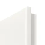 Detailansicht der runden Kante von Groove 50 LA 8 ProLine Lack Verkehrsweiß RAL 9016 Innentür - Hörmann