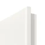 Detailansicht der runden Kante von LEBO Innentür Country 31 Weißlack