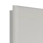 Detailansicht der runden Kante von Hellgrau A 402 PortaLit Innentür Lineo Typ 3602-Lb - Westag