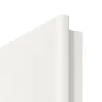 Detailansicht der Segmentkante von Arctic Weiß RAL 9016 Westalack Innentür Lineo Typ 3605 - Westag