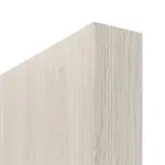 Detailansicht der stumpfen Kante von HUGA Innentür-Set Eiche lasiert Basic Durat stumpfeinschlagend mit Zarge und Drücker