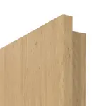 Detailansicht der runden Kante von GARANT Schallschutztür Authentic Asteiche CePaL