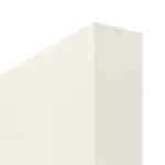 Detailansicht der stumpfen Kante von Weiß ähnlich RAL 9010 LA 7 Basic Lack Schiebetür - Huga