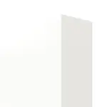 Detailansicht der stumpfen Kante von Schiebetür Ultramatt Weiß LA 27 Basic - Huga