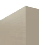 Detailansicht der stumpfen Kante von Schiebetür Cotton like Taupe DIN-LA Basic - Huga