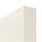 Detailansicht der stumpfen Kante von Weißlack RAL 9010 Lisenen Schiebetür - Jeld-Wen