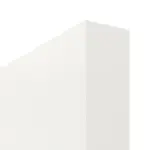 Detailansicht der stumpfen Kante von Montana 4 LA ClassicLine Weißlack Schiebetür - Hörmann