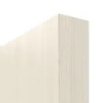 Detailansicht der stumpfen Kante von Sueno 1 Basic Durat Lärche lasiert Schiebetür - Huga