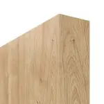 Detailansicht der stumpfen Kante von Sueno 2 Basic Durat Asteiche Schiebetür - Huga