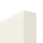 Detailansicht der stumpfen Kante von Typ 20-04-LA 2 Weißlack Schiebetür - Kilsgaard