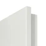 Detailansicht der Softkante von CLASSEN Doppelflügeltür Dynamic 3.29 Weißlack RAL 9003 inkl. Zarge