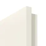 Detailbild der eckigen Türkante von Reinweiß RAL 9010 DIN-LA ProLine Lack Doppelflügeltür inkl. Zarge - Hörmann