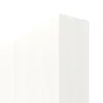 Detailbild der stumpfen Türkante von Pino Weiß LA 24 Basic Durat Schiebetür - Huga