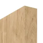 Detailbild der stumpfen Türkante von Asteiche Basic Durat Schiebetür - Huga