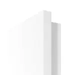 Detailansicht der runden Kante von Typ 52 Esche Weiß Lamikor Wohnungseingangstür - Kilsgaard