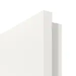 Detailansicht der eckigen Kante von Landhaus 1 Classic Weißlack Doppelflügeltür inkl. Zarge - Huga