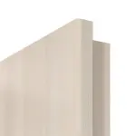 Detailansicht der runden Kante von Doppelflügeltür LA 03 Akazie hell CPL inkl. Zarge - Classen