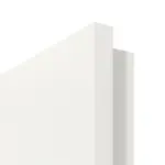Detailansicht der eckigen Kante von Kontura 2 LA Sprosse 2/3 ClassicLine Weißlack Doppelflügeltür inkl. Zarge - Hörmann