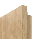 Detailansicht der eckigen Kante von Sueno 1 Concept Durat Asteiche Doppelflügeltür inkl. Zarge - Huga