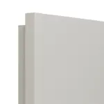 Detailansicht der eckigen Kante von Hellgrau A 402 PortaLit Innentür Lineo Typ 3602-Lb - Westag