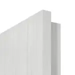 Detailansicht der eckigen Kante von GARANT Wärmeschutztür Authentic Grigio GCK08