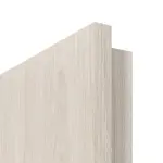 Detailbild der runden Kante von Gebürstete Salzeiche LA 9 ProLine Duradecor Doppelflügeltür inkl. Zarge - Hörmann