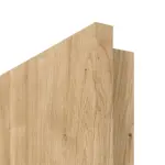 Detailbild der runden Türkante von Asteiche LA 11 Basic Durat Innentür - Huga